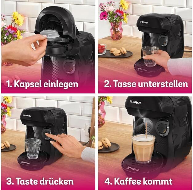Капсульная кофемашина Bosch TAS102E Tassimo Happy friendly
