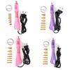 9pcs Ergonomic Hot-fix Rhinestone Applicator US/EU Plug In Heated Rhinestone Pen  Bags