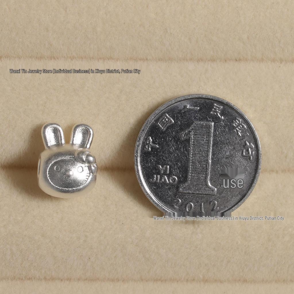 Sterling Silver Zodiac Animal Spacer Beads: Horse & Sheep DIY Beading Materials for Handmade Bracelets
