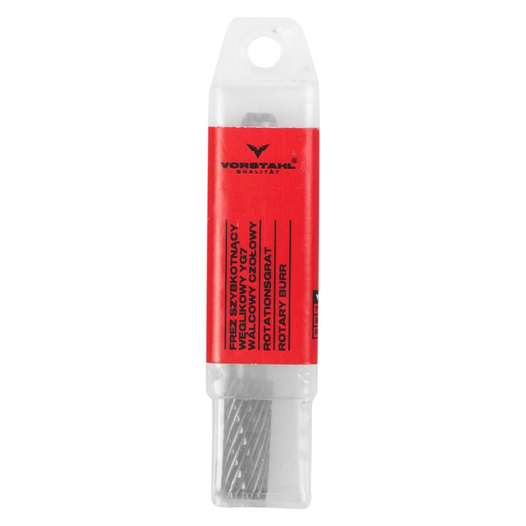 YG7 high-speed carbide end mill, cylindrical, face, 8x20mm, FI 6mm, Vorstahl