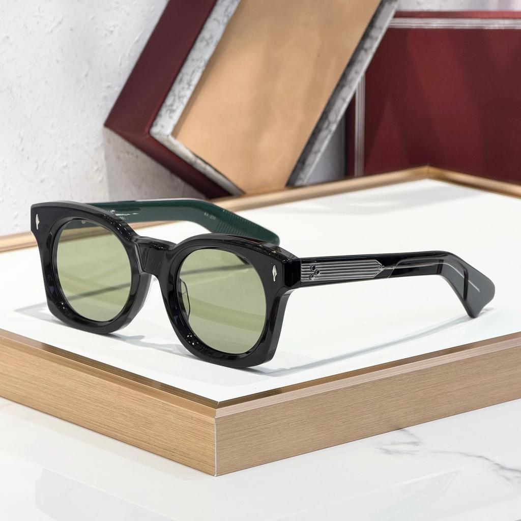 ELMYRI Trendige Handgefertigte Acetat-Sonnenbrille für Damen & Herren - Fotochemisch, Perfekt für den Urlaub & Partys