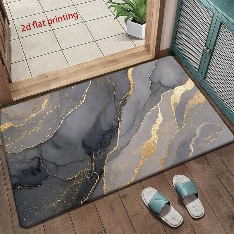 Marble Pattern Floor Mat Living Room Decoration Home Sofa Non-Slip Carpet Study Bedroom Tatami Children'S Soft Floor Mat
