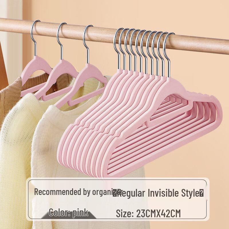 Flocked Clothes Hangers
