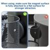 Anti Fall Magnetic Cup Holder Fully Covered Drink Holder Magnet Magnetic Car Cup Holder  Mower