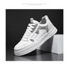 Sommer Herrenschuhe Atmungsaktive Mesh-Schuhe Canvas-Schuhe Jungen mit kleinen weißen Schuhen Dickbesohlte Sport-Boardschuhe Modeschuhe