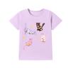 Little maven Summer 2026 Kids Clothes Cartoon Flowers Cats T Shirts Teenagers Baby Girls Tops Tees Children's Clothing T-shirts