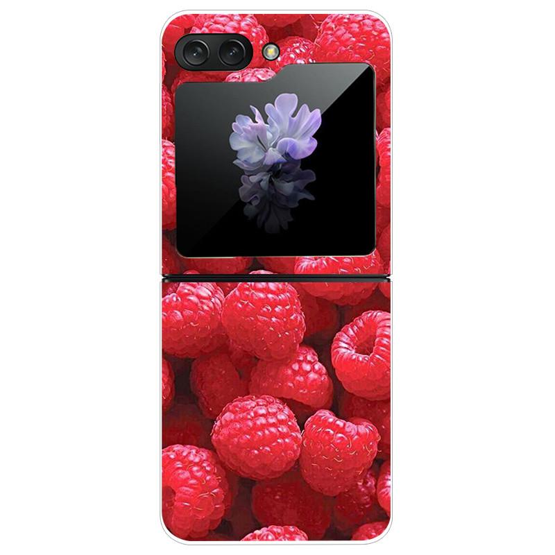 Für Samsung Galaxy Z Flip5 Hülle Harte PC-Handy-Rückabdeckung für Samsung Galaxy Z Flip 5 5G Hüllen 6,7'' ZFlip5 Niedliche Katze Funda Schale