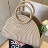 Stylish Versatile Woven Handbag for Women - Beach Woven Large Capacity Crossbody Bag