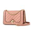 Embroidered Small Square Bag Messenger Bag Women's Bag Korean Fashion Handbag PU Leather Shoulder Bag