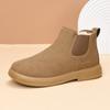 Fleece Cotton Shoes for Women, Warm Shoes, Flat, Comfortable and Versatile Ankle Boots, Anti-slip Snow Boots