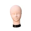 Bald Mannequin Head Makeup Training Model Hair Display Eye Lash Extension Practice for