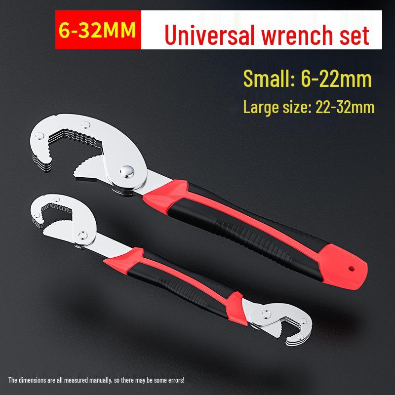 Universal Large-Opening Multifunctional Adjustable Wrench Tool Set