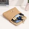 Fashion small bag New embroidery chain women's bag Small square bag One shoulder messenger bag Lock mobile phone bag