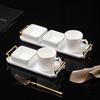 Ru Han Europäisches Keramik-Snack- und Dessert-Set