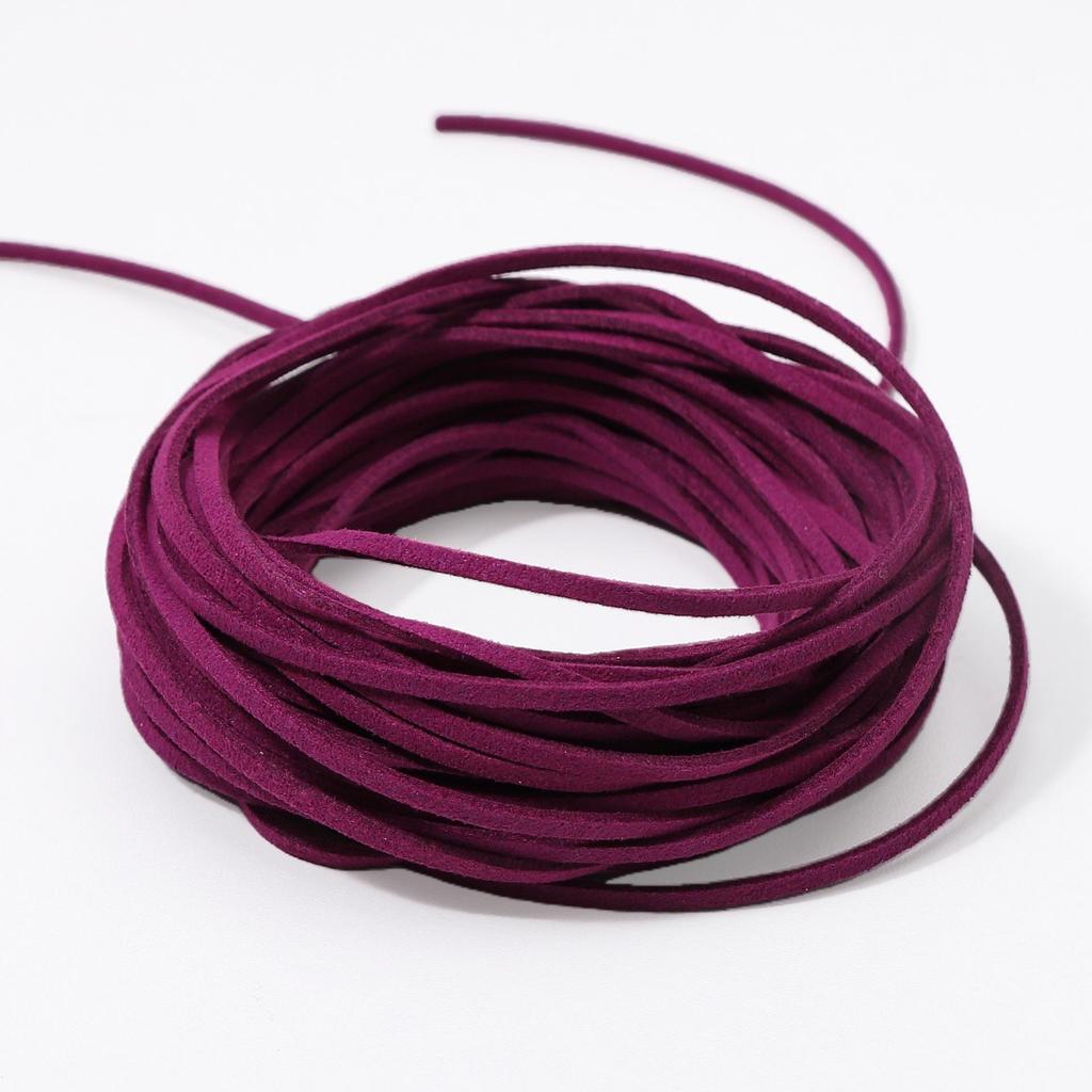 Korean suede rope for DIY jewelry making, 3mm braided wire for bracelets and necklaces. Add a touch of handmade to your accessories!