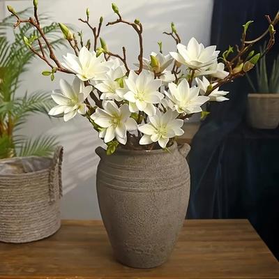 1 guirnalda nupcial de flores artificiales de EVA, ramo de magnolia para boda, múltiples opciones disponibles