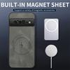 Dla Google Pixel 6 Pro /Pixel 6Pro/Pixel 6A Etui Proste Stylowe Magnetyczne Ssanie Luksusowa Skóra Przyjazna dla Skóry Odporne na Upadek Pokrowiec