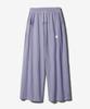 Paensyo Symbol Snap Wide Double Jersey Pants - Purple
