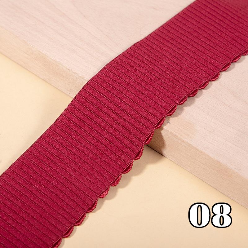 3M Spitzenbesatzstoff 5cm Stretchband Hochelastische Bänder Bund Für DIY Nähen Rock Kleidungsstück Hose Patchwork Zubehör