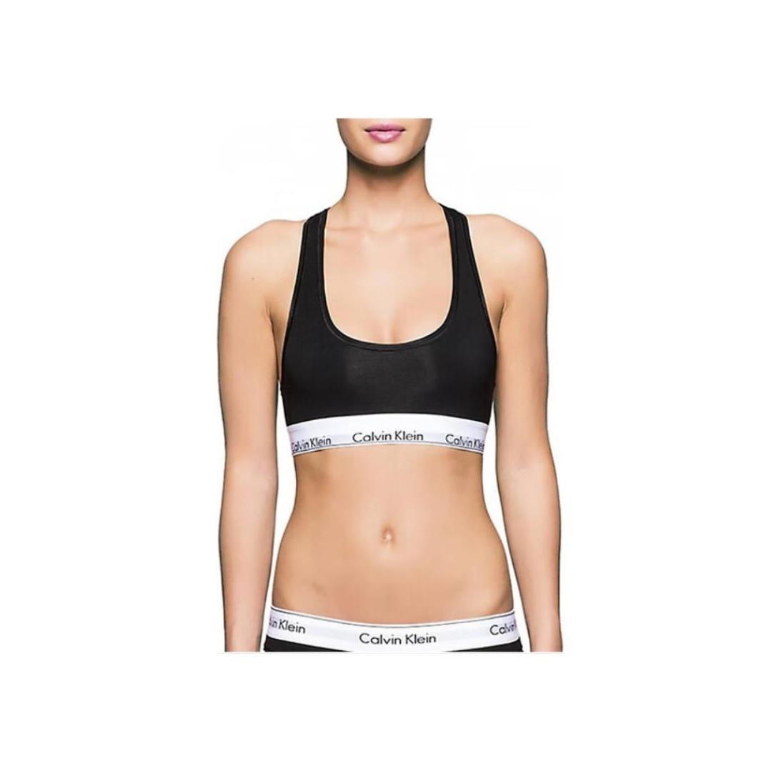 

Calvin Klein Цветовой блок, жаккардовый бюстгальтер и трусики-треугольники с низкой посадкой, женское нижнее белье, черный F3787E-001+F3785E-001 S