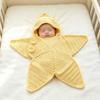 Hooded Design Seal Star Comfort Sleeping Bag Starfish Baby Swaddle  For Boys and Girls
