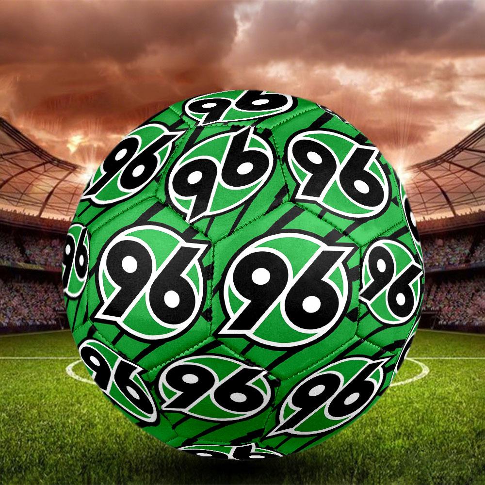 Hannover 96 Fußball-Print Größe 5 Fußball, Standard-Spielball für Sportspiele und Mannschaftstraining, Ideales Geschenk für Fußballfans