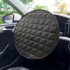 Parked Car Steering Wheel Cover, Soft Quilted Sun Cover, Foldable 43 cm Accessory for Daily Drivers in Warm Weather