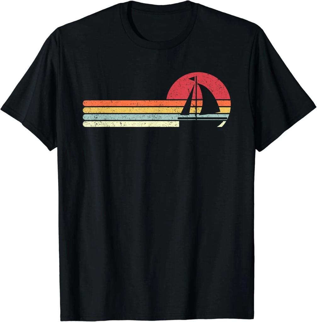 Sailing Shirt_ Retro Style Sail Boat Gift Unisex T-Shirt
