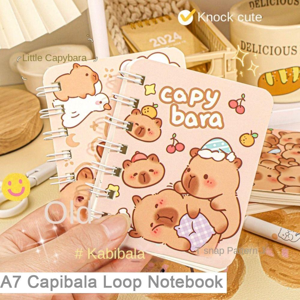 4PCS A7 Loose Leaf Notebook Portable Hand Account Book New Journal Planner Students