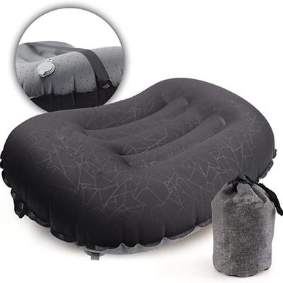 Jacquard Goteo Corbata de Plástico TPU Ultraligero Viaje Exterior Camping Almohada Almohada Inflable
