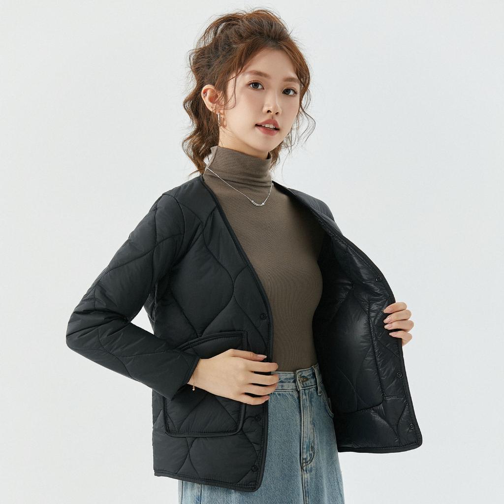 Winter Coat Cotton Jacket Women's Short Section Lightweight Enlarged Cotton Jacket Home Liner Can Be Worn Outside Cotton Women 2508