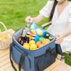 Large Insulated Cooler Bag, Waterproof Thermal Lunch Tote with Thick Aluminum Foil for Picnic & Car