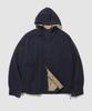 Andagain Soko Hooded Field Jacket (Navy