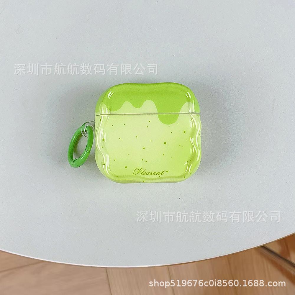 Cute ice cream pink green AirPods pro1 protective case apple AirPods 1 generation bluetooth headset case pro1