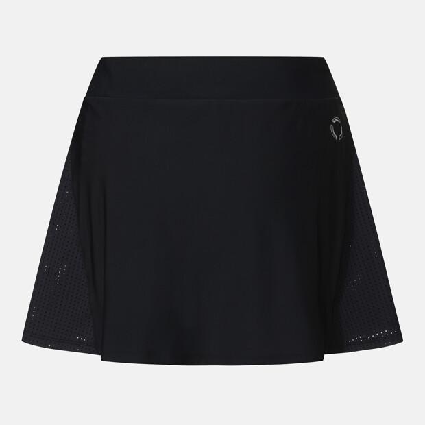 DESCENTE Women'S Running 2-In-1 Skirt Leggings Black Sr322Rsk71