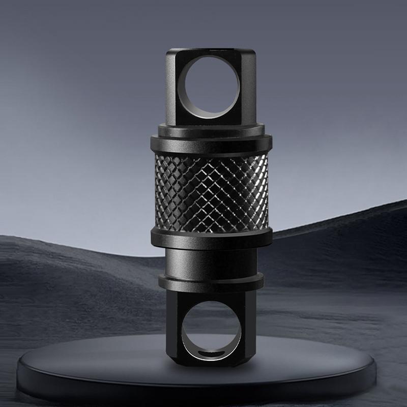 Titanium Alloy Keychain Key Holder Removable 360 Degree Rotation Multifunctional Portable For Waist Belt Outdoor Tool