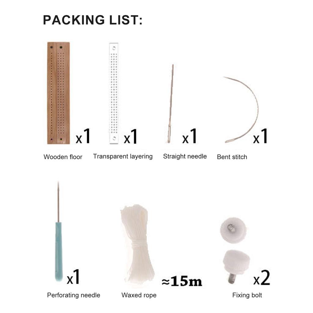 Convenient Hand Book Binding Tools Bookbinding Kits Book Making Kits Straight Curved Needle Tool Handmade Journal Set