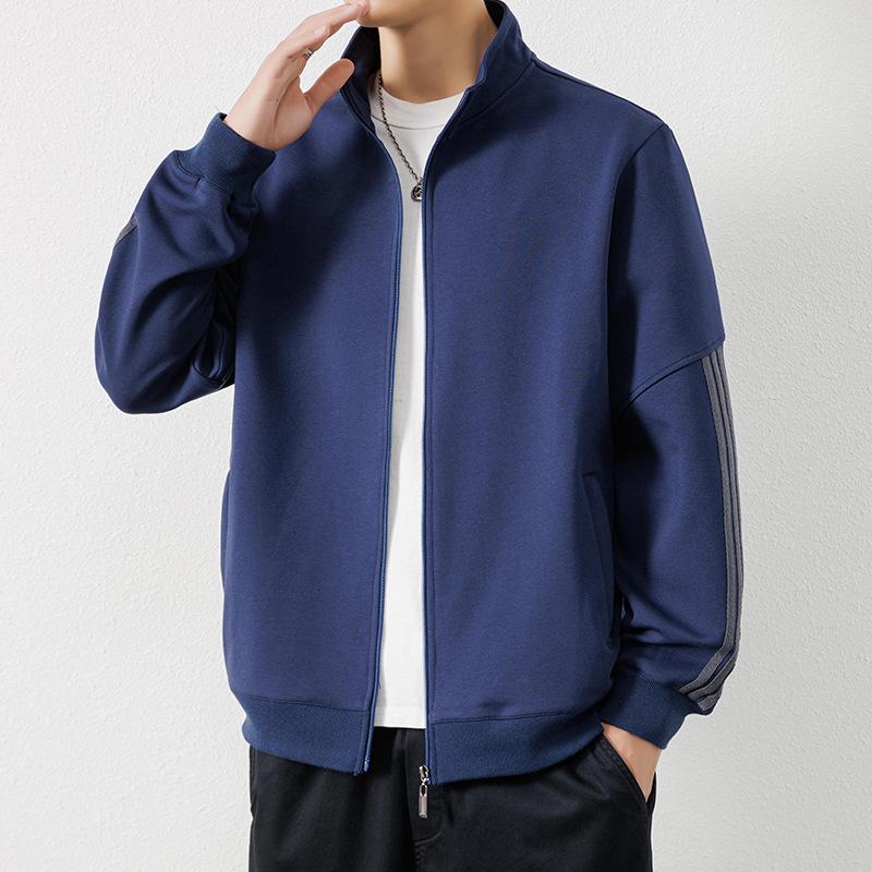 

Мужское пальто 2025 новая куртка куртка куртка модный тренд свободный повседневный ветрозащитный 5XL синий