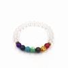 Colorful European Multi-Gem Tiger Eye Yoga Energy Bracelet – Natural Stone Beaded Design
