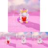 Whimsical Miniature Resin Unicorn Figures For Car Dashboard And Home Decor Blue Red Yellow Pink