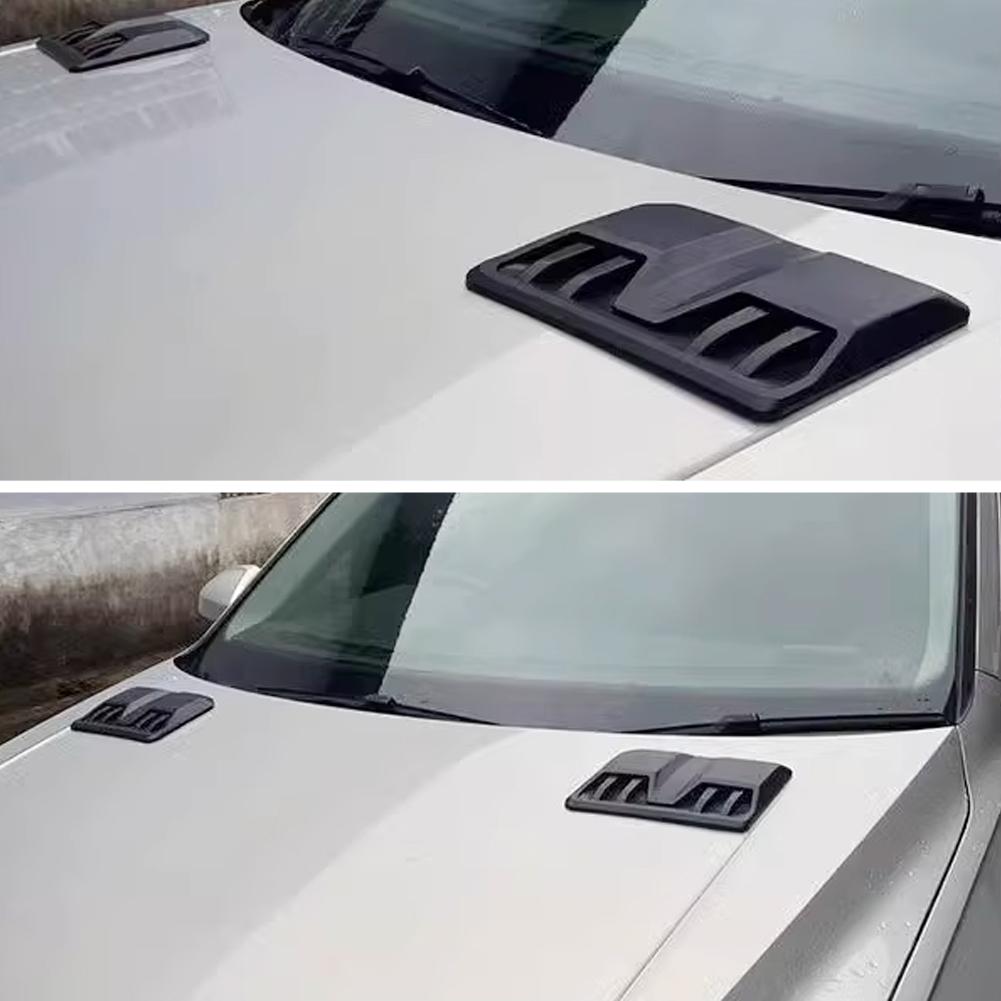 2Pcs Car Exterior Bonnet Scoop For Raptor Type Decorative Cover Accessories For 22-24