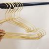 10pcs Silver/Gold Metal Clothes Hangers Aluminum Alloy Durable Clothes Hanger for Coats Skirts Pants Dress Hanging