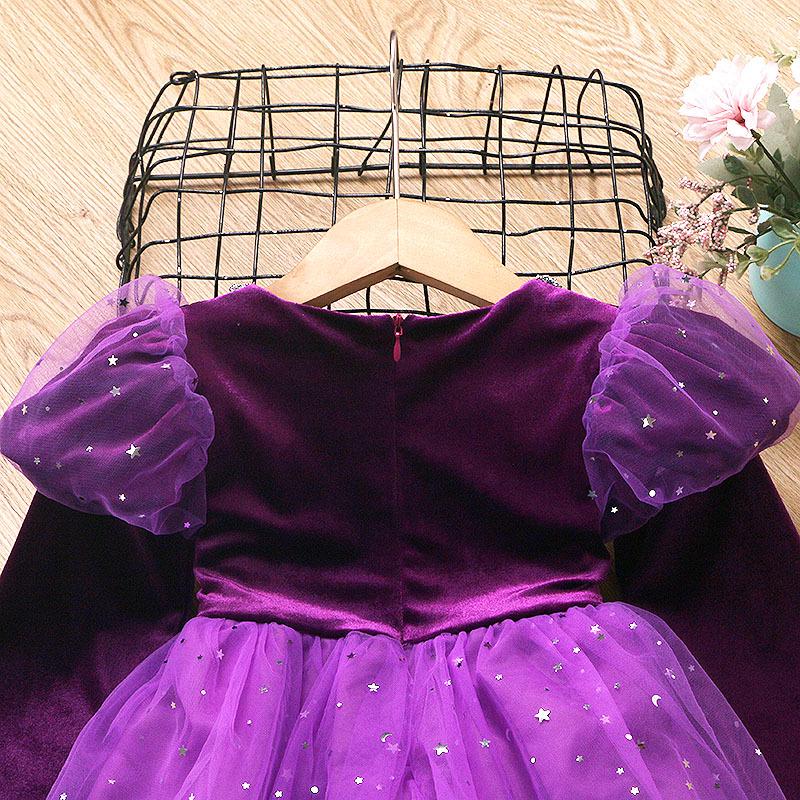 Cross-border Halloween Tulle Skirt Evening Dress for Baby Girls and Children