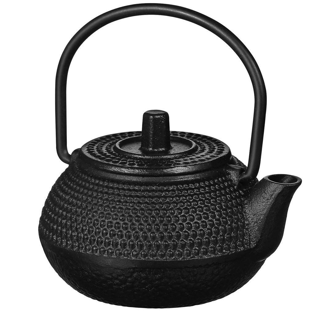 Small Iron Teapot Artisan Made Rustproof No Harm Ideal for Office Home Use Vintage Style Decorative Tea Kettle Long Service Life