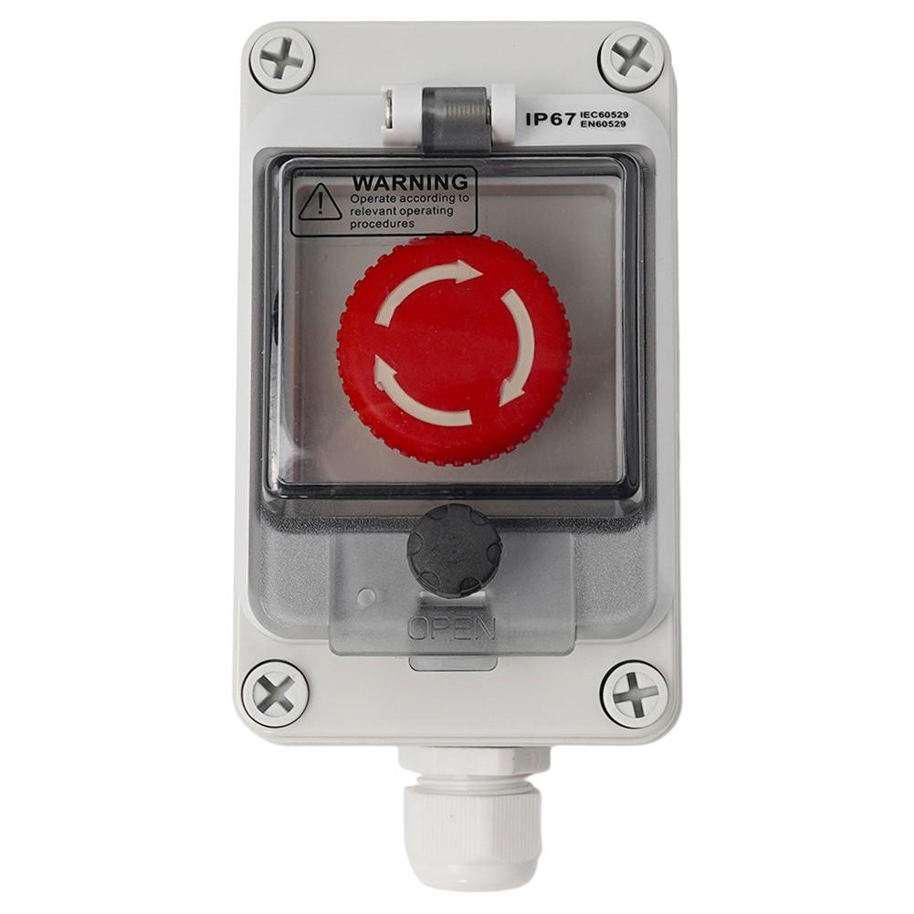 Stop Button Box Switches Waterproof 130*80*100mm Button