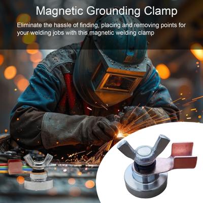 Magnetická zemnící svorka pro svařování Heavy Duty Svařovací držák Svařovací zemnící svorka