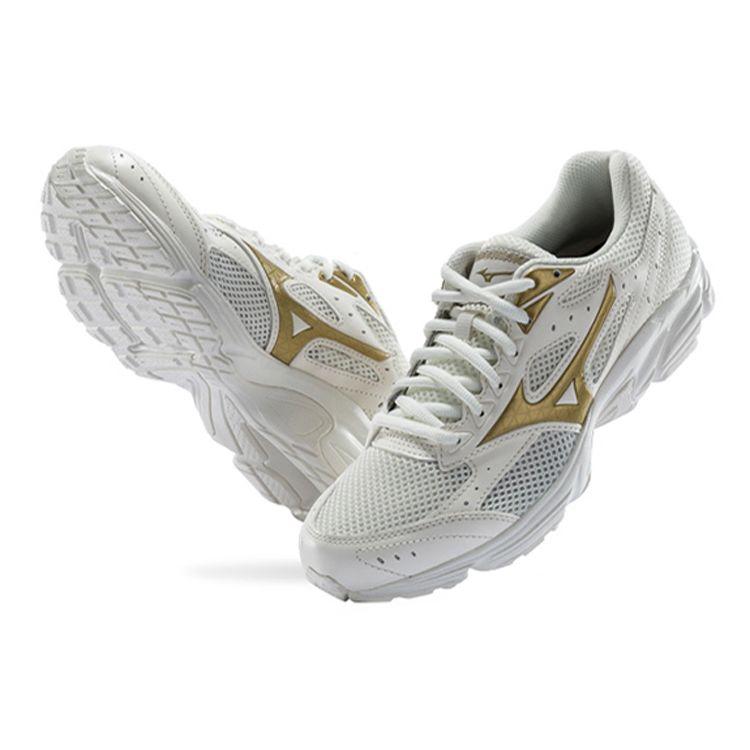 Mizuno Spark CN Breathable Mesh Cushioning Durable Low-Top Training Running Shoes Women sneaker White Platinum D1GH202803