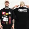 One Piece Anime T Shirt Men Women Cotton Short Sleeve Tee Tops 2026 Summer Luffy Zoro Sanji Graphic Print Streetwear Casual Y2k