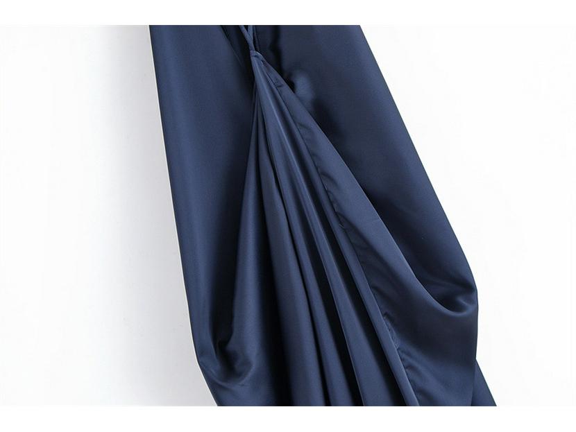 Vestido de Verano sin Mangas con Textura de Seda y Hombros Descubiertos - Estilo Europeo y Americano