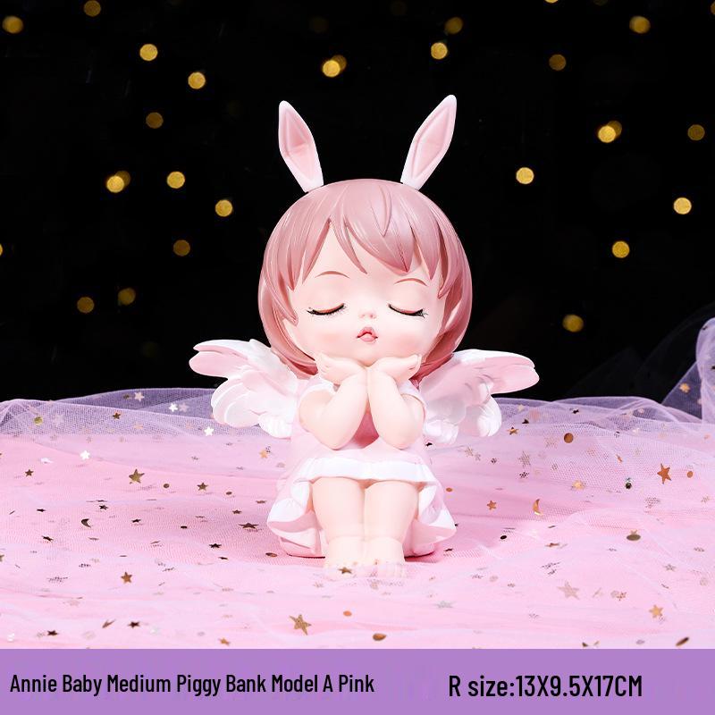 Cartoon Cow Piggy Bank - Enamel, Durable, Creative Gift for Kids